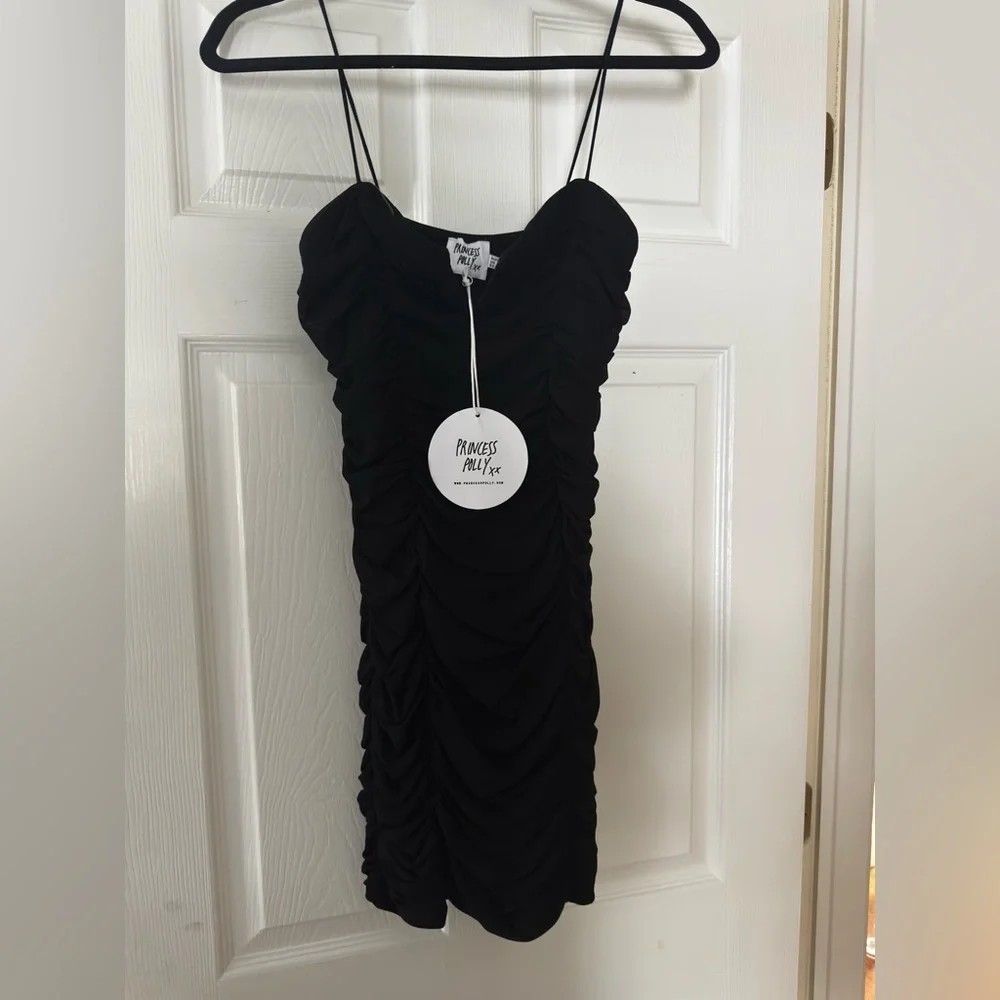 Princess Polly "I Want You" Mini Dress in Black US 10 - Picture 5 of 7
